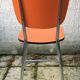 Ensemble de 6 chaises formica orange