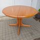 Vintage Round Extendable Dining Table - Wood - Extendable Table - Dining Table