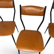 Chaises italiennes du milieu du siècle, années 1960.