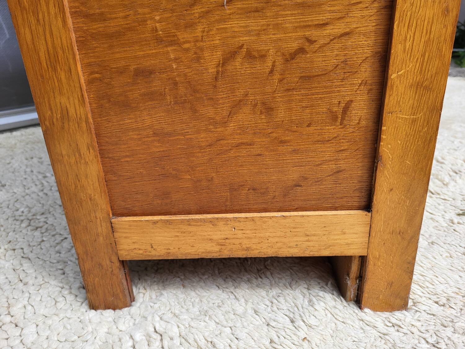 Vintage fixed bookcase 90x36