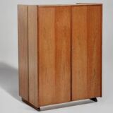 Bureau scandinave Magic Box en teck et chêne, 1960