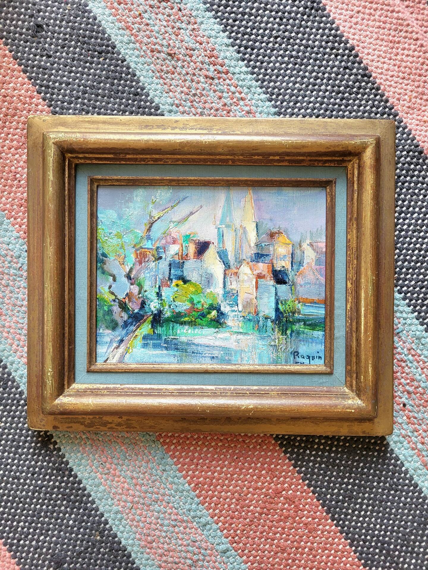 Oil on canvas Post-Impressionist by Iris Raquin