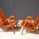 Pair of armchairs by Janěk Vaněk for Krásná Jizba, 1940´s, Czechoslovakia