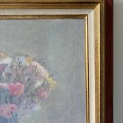 Bouquet d’automne, huile sur toile signée