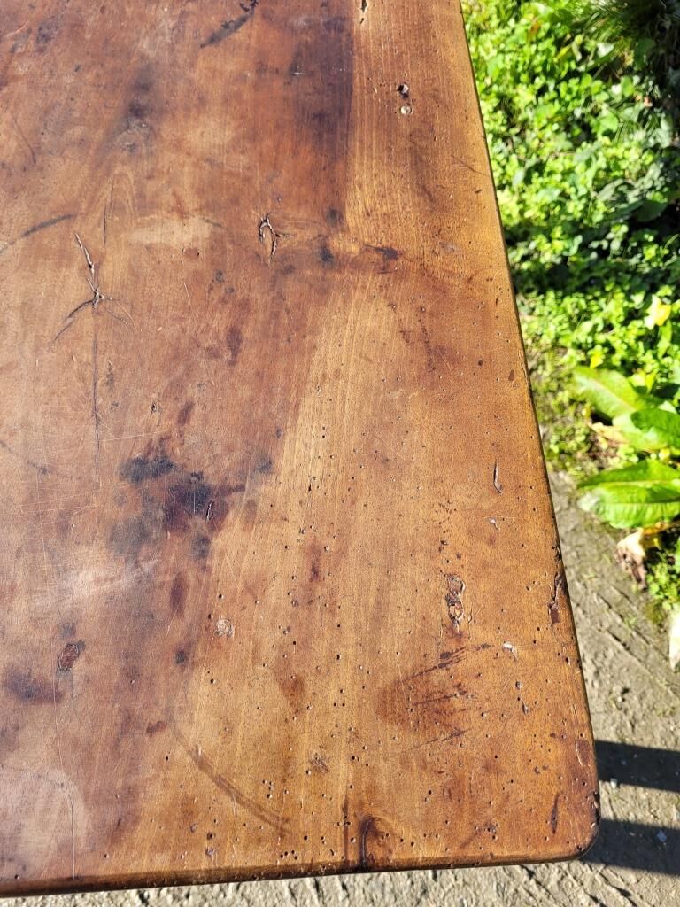 Walnut farm table - 6 feet - 10 places