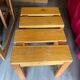 Set of 3 solid wood stools – Rustic mountain design