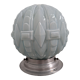 Art Deco ceiling lamp in blue opaline circa 1930