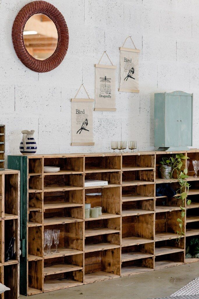 Furniture with 38 factory lockers