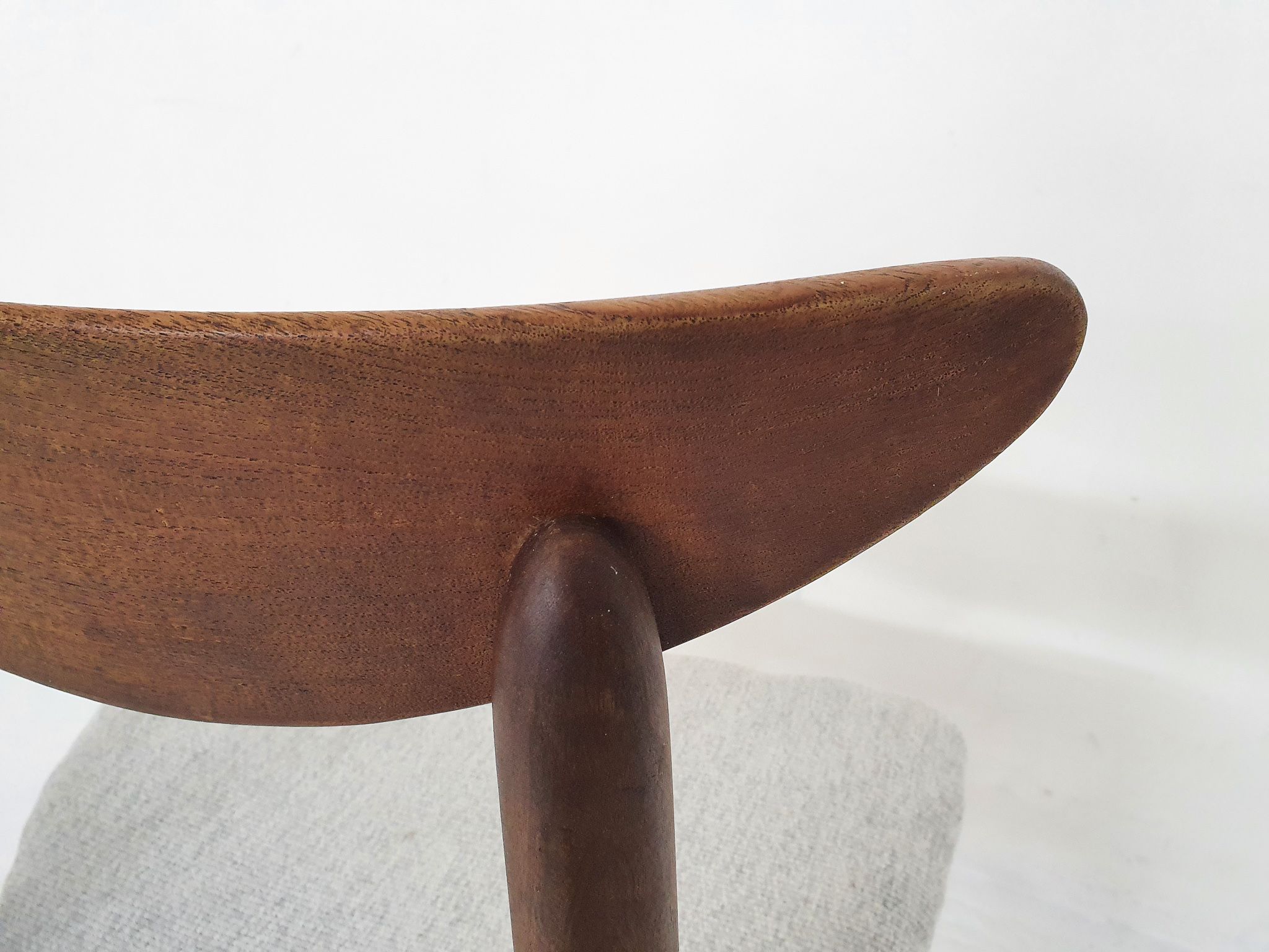 Solid teak Danish dining chair, Denmark 1950's