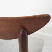 Solid teak Danish dining chair, Denmark 1950's