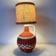 Vintage scoubidou bottle lamp, 1960s