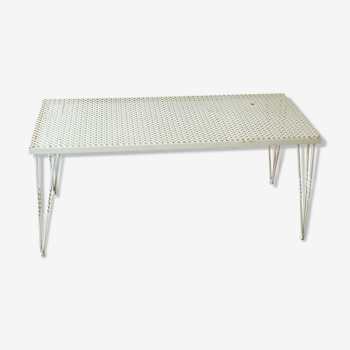Perforated metal bass table