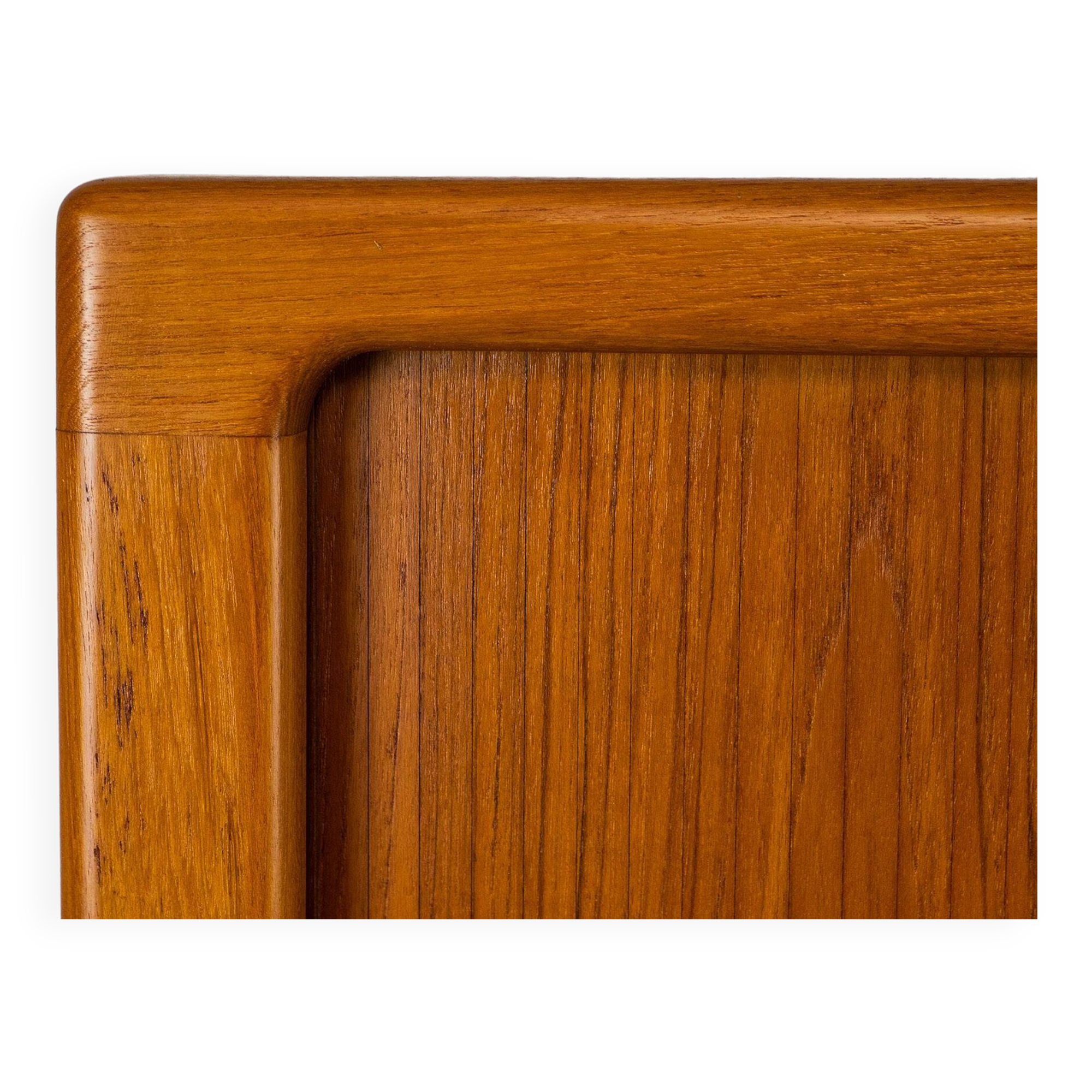 Danish Teak Sideboard with Tambour Doors from CFC Silkeborg, 1980s
