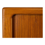 Danish Teak Sideboard with Tambour Doors from CFC Silkeborg, 1980s