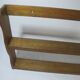 Vintage oak wall spice rack