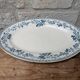 Old oval ironstone serving dish from Debray, Guadeloupe service