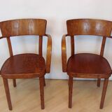 Pair of armchairs, 1940s