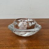 Glass candlestick from the mid-century Danish Capriole series by Royal Copenhagen, 1960s.