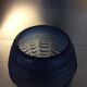Vintage ball vase in glass paste