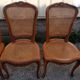 Lot de 6 chaises cannées