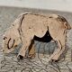 Wooden sheep, farm animals, antique toy