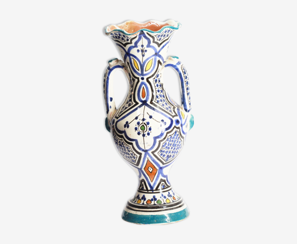Ancien vase marocain en céramique