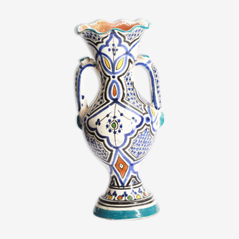 Old Moroccan ceramic vase