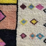 large new multi-colored Berber beni ourain rug 180x280 cm