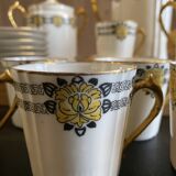 Coffee service signed Limoges CF & P – 1920s/30s