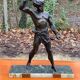 Bronze sculpture "man in chains" on marble 55cm