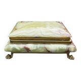 Ashtray, onyx box from the 1960s, vintage Italy.