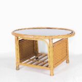 Rattan coffee table