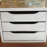 Binder with wooden backrest