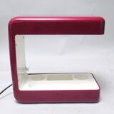 Isos burgundy lamp Giotto Stoppino Tronconi 1972