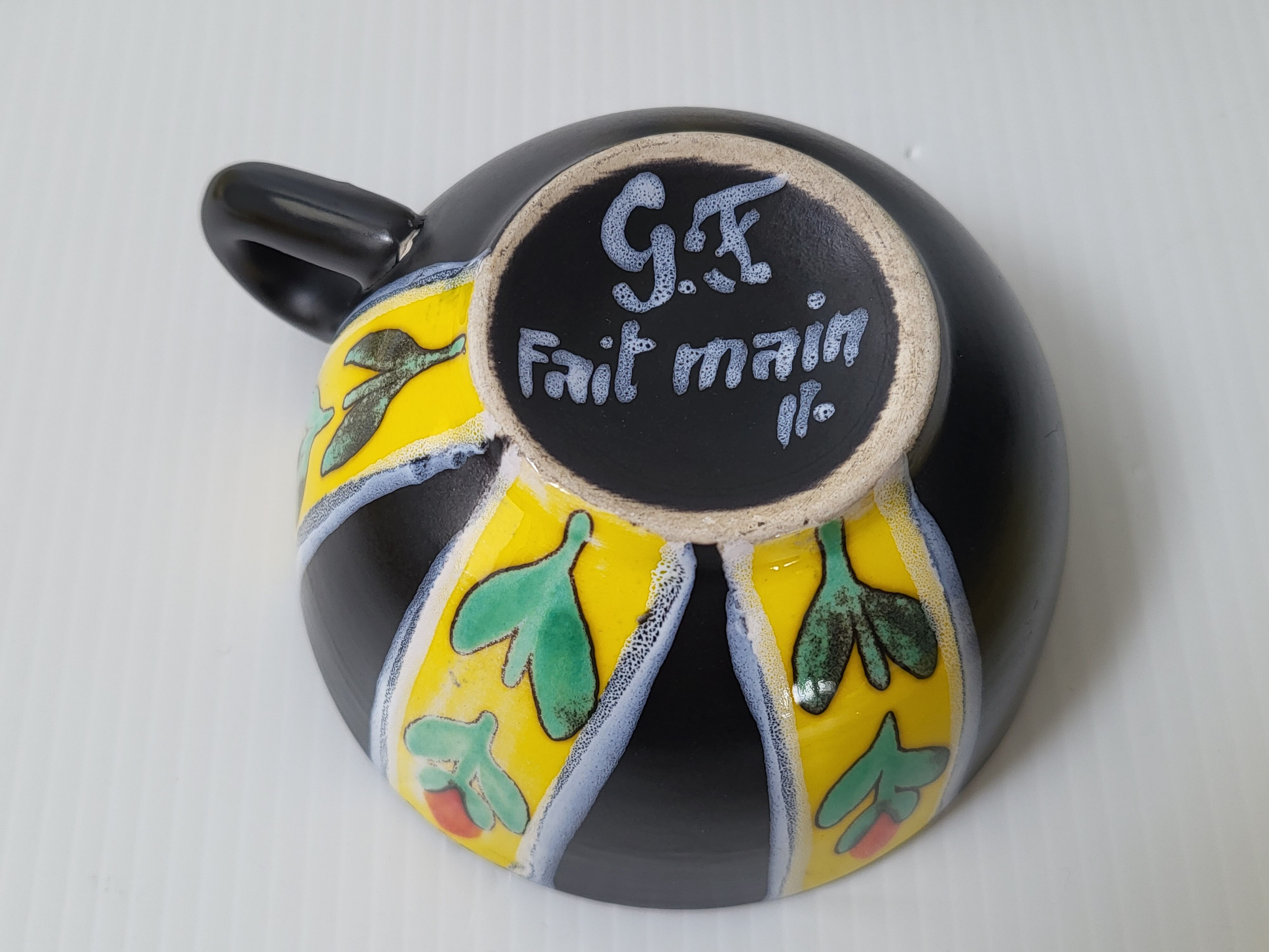 Vintage coffee service gabriel fourmaintraux 1950