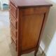 Small weekly organizer - small chest of drawers - 5 drawers - Louis XV style - cherry color