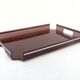 Plateau design 1970 en plexiglas fumé