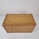 Mid-Century Italian Woven Rattan and Bamboo Blanket Chest or Trunk, 1970's