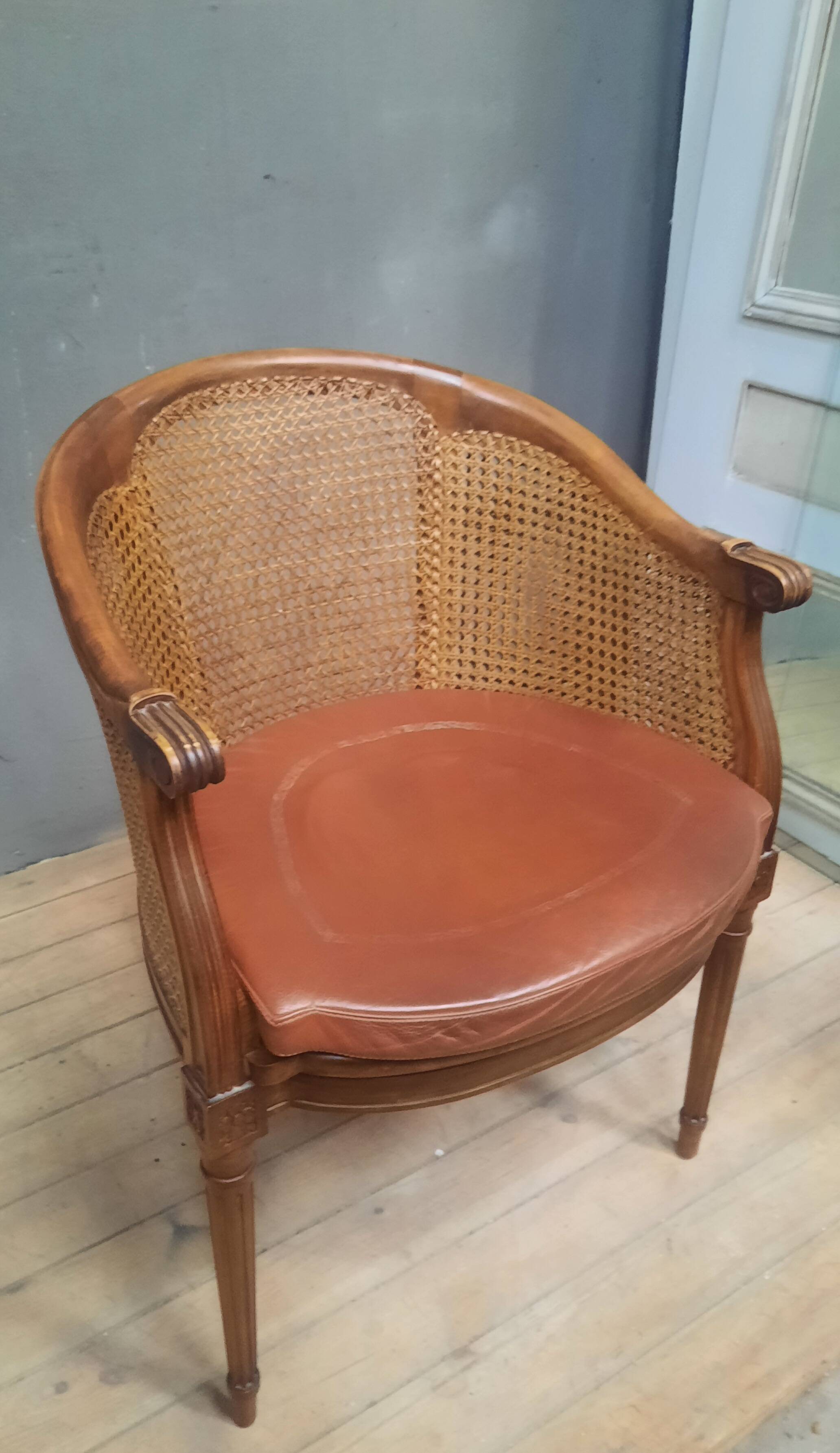 Louis XVI style office armchair