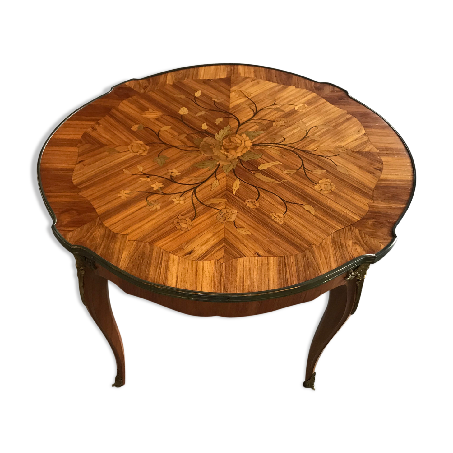 Coffee table Louis XV rosewood