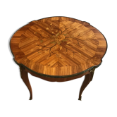 Table basse Louis XV bois de rose