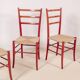 4 chaises de salle à manger Chiavari Spinetto, années 1970, Italie