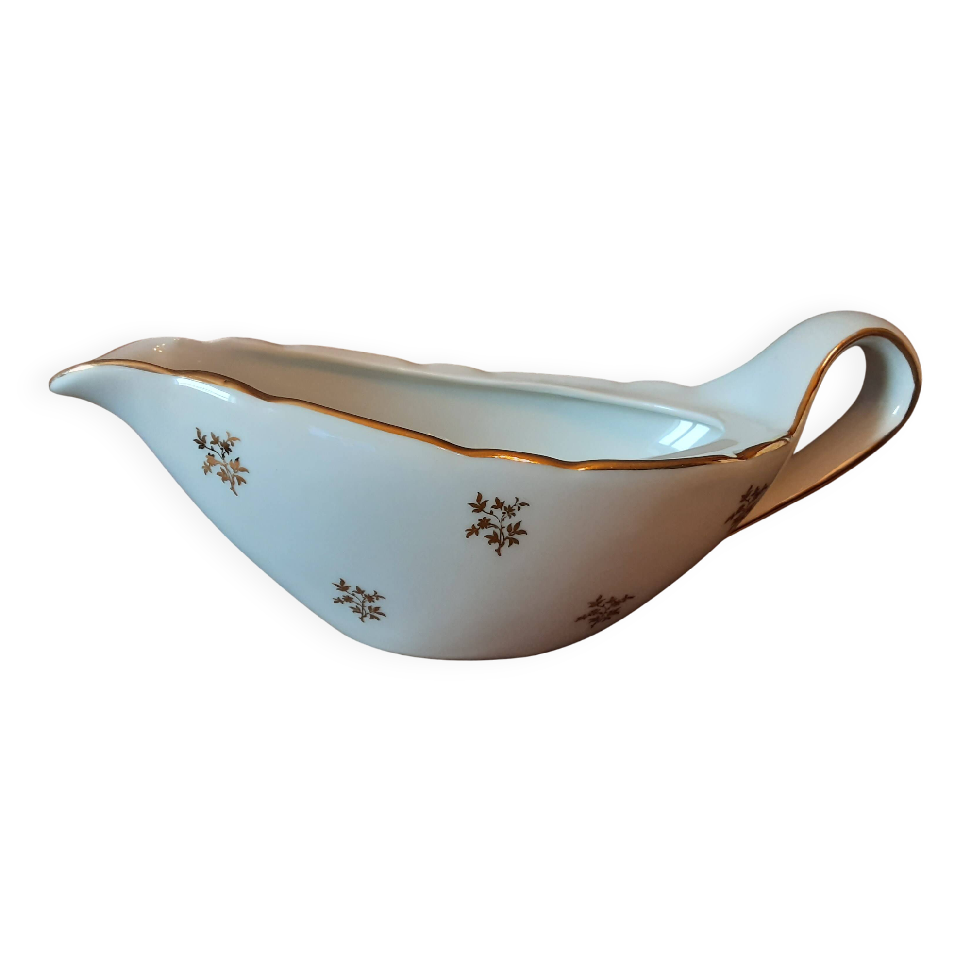 Luxury Porcelain Sauce Boat from the Compagnie Nationale