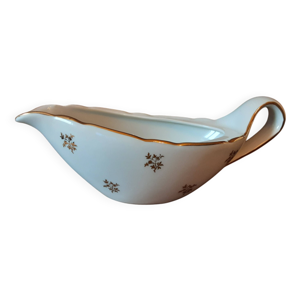 Saucière en porcelaine de luxe de la Compagnie Nationale