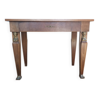 Empire style mahogany desk