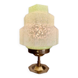 Skyscraper building art deco table lamp