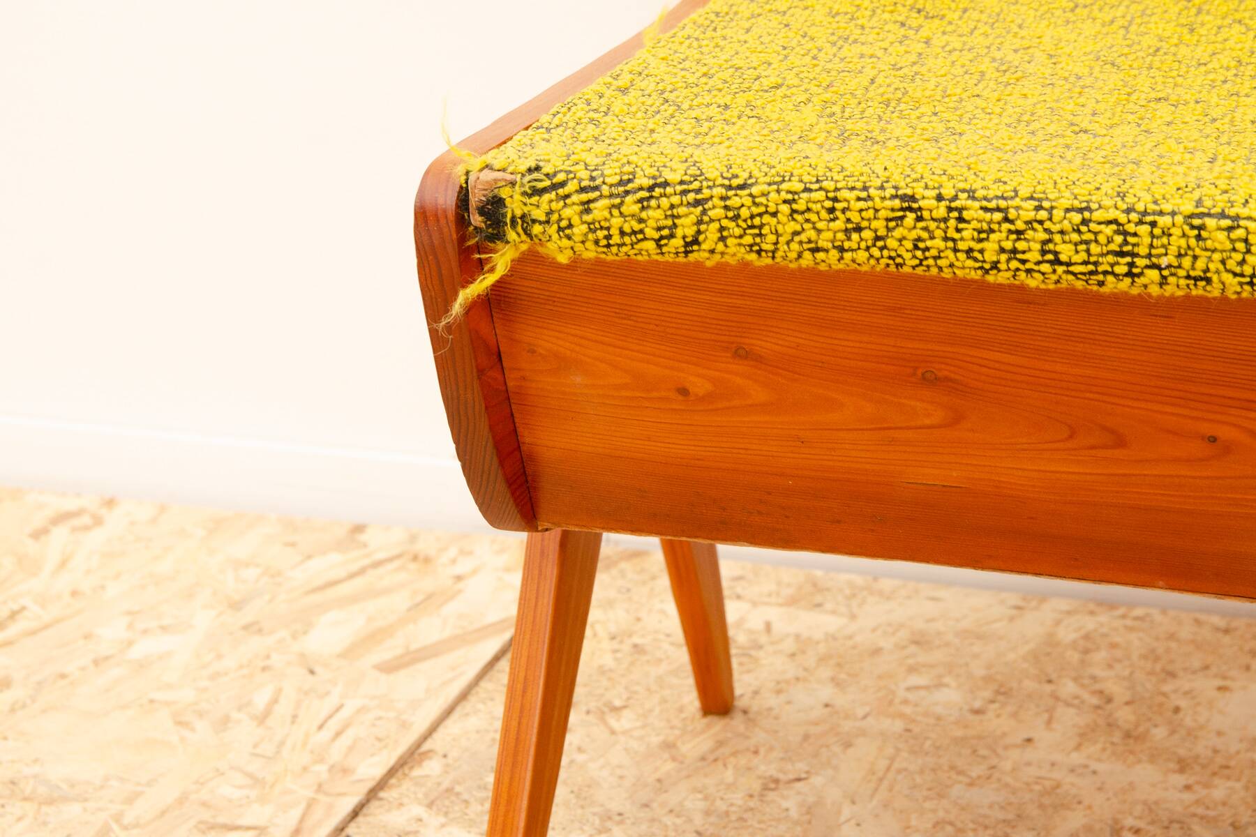 Small mid-century bench, 1960s, Czechoslovakia