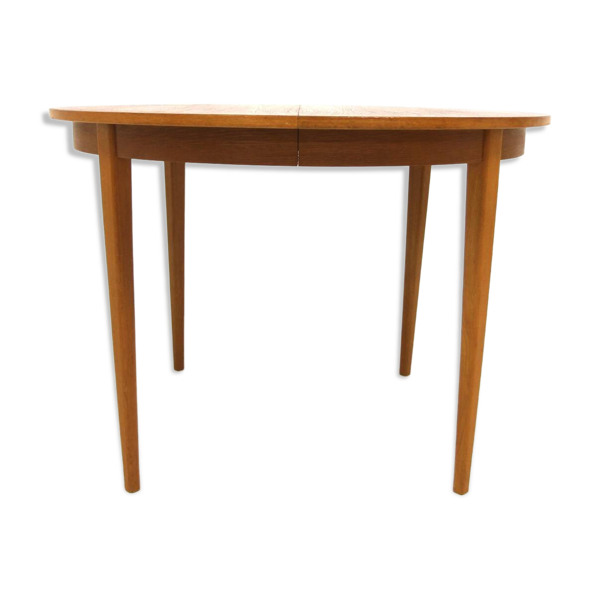 Table de salle à manger scandinave en teck, Suède, 1960