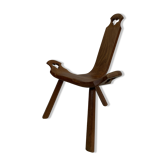Chaise espagnole vintage brutalist design minimaliste