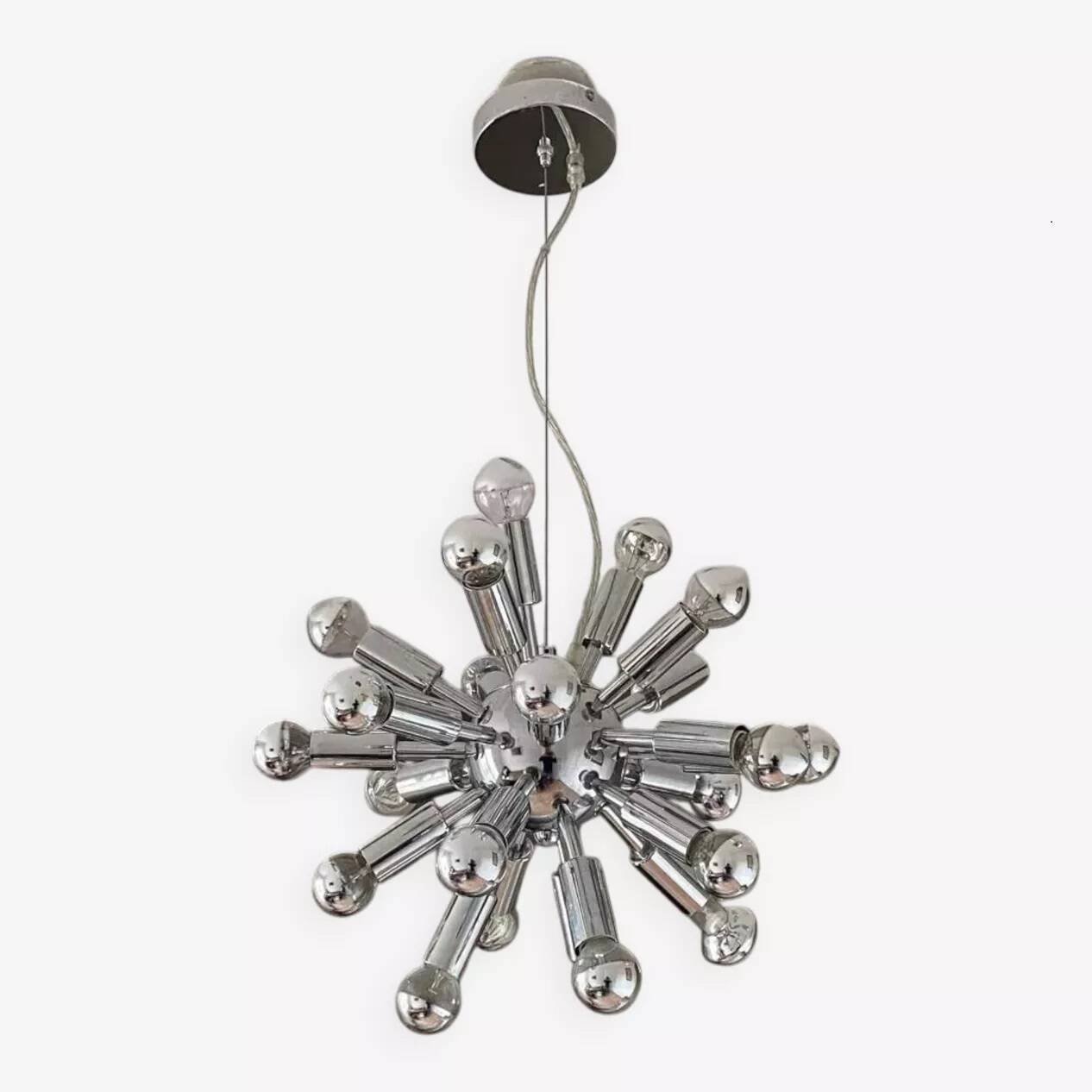 SPOUTNIK pendant light. 1980. Space age.